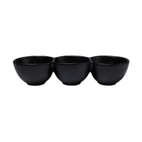 Maxwell & Williams Black Caviar Collection Divided Serving Bowl