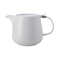 White Basics 600ml Teapot with Infuser