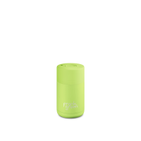 295ml (10oz) Limited Edition Pistachio Green Stainless Steel Ceramic Reusable Cups with Button Lid