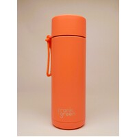 Limited Edition 595ml (20oz) Sweet Peach Reusable Stainless Steel Ceramic Bottle with Straw Lid
