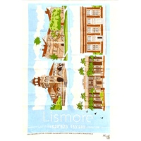 Lismore Heritage Buildings Linen/Cotton Tea Towel