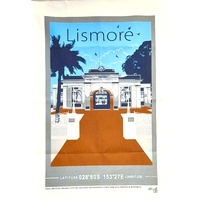 Lismore Memorial Baths Organic Cotton Tea Towel