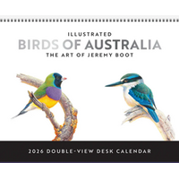 Jeremy Boot Birds of Australia 2026 Desk Calendar