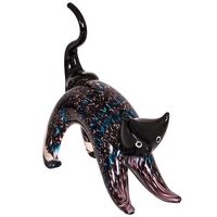 Zibo Art Glass Cat Suti Ornament