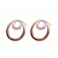 9 Carat Yellow Gold Diamond Earrings