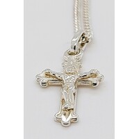 Sterling Silver Crucifix Pendant