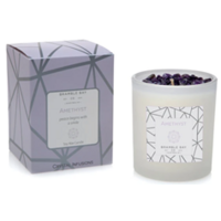 Crystal Infusions Amethyst Soy Candle (Vanilla & Lavender)