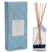 Crystal Infusions Lapis Lazuli Reed Diffuser (Rose, Jasmine & Sweet Orange)