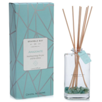 Crystal Infusions Amazonite Reed Diffuser (Lotus & Spring Rain)