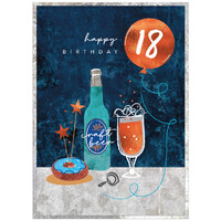 Happy Birthday '18' Card