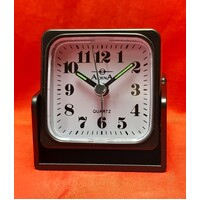 Black Mini Travel Alarm Clock - CLA5902-B
