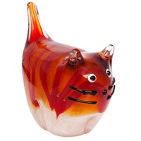 Zibo Art Glass Mini Cat Ornament/Figurine