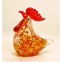 Zipo Art Glass Hen Hattie Figurine/Ornament
