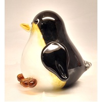 Zipo Art Glass Penguin Figurine/Ornament