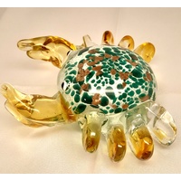 Zipo Art Glass Crab Figurine/Ornament