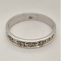 9 Carat White Gold Diamond Set Ring AUS Size N½