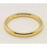 9 Carat Yellow Gold Comfort Wedding Ring AUS Size N