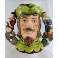 Royal Doulton Robin Hood Large Two Handed Character Jug D6998 Number 618