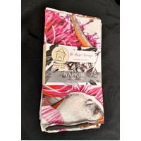 De-Anne Strange Set of 4 Flowering Gum Cotton Napkins