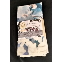 De-Anne Strange Set of 4 Gum Nuts Cotton Napkins
