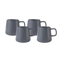 Maxwell & Williams Blend Set of 4 Sala 375ml Charcoal Mugs