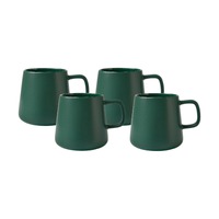 Maxwell & Williams Blend Set of 4 Sala 375ml Forest Green Mugs