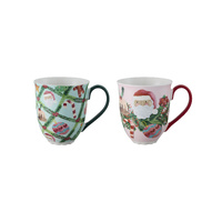 Maxwell & Williams Set of 2 Tis The Season 400ml Mugs