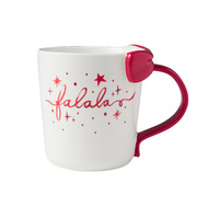 Maxwell & Williams Fa La La Red 420ml Bow Mug