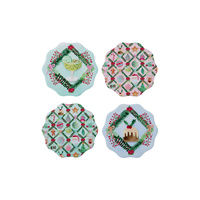 Maxwell & Williams Tis The Season Set of 4 Ceramic Coasters