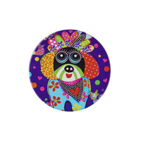 Maxwell & Williams Donna Sharam Kaleidoscope Bestie 10cm Ceramic Round Coaster