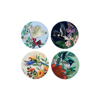 Maxwell & Williams Eloise Short Native Grace Set of 4 Assorted Ceramic Coasters