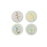 Maxwell & Williams Royal Botanic Gardens Foxglove Collection Set of 4 Ceramic 10.5cm Coasters