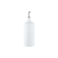 White Basics Diamonds 500ml Oil Bottle with Stainless Steel Pourer