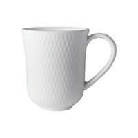 Maxwell & Williams White Basics Diamonds 390ml Imperial Mug