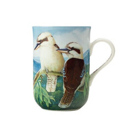 Katherine Castle Birds of Australia 10 Year Anniversary Kookaburra 300ml Fine Bone China Mug