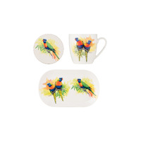 Katherine Castle Bird Life Rainbow Lorikeet 3-piece Gift Set
