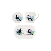 Katherine Castle Bird Life Australian Magpie 3-piece Gift Set