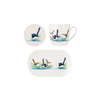 Katherine Castle Bird Life Blue Wren 3-piece Gift Set