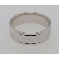 Sterling Silver Wide Polished Dress Ring AUS Size U