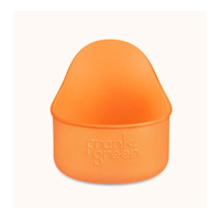 Neon Orange Portable Silicone Dog & Pet Bowl