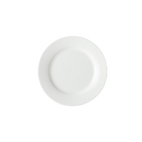 White Basics 23cm Porcelain Rim Entree Plate