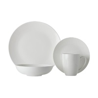 White Basics Fitzrovia Coupe 16 piece Dinner Set