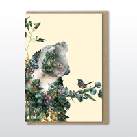 Marini Ferlazzo Koala & Wren Greeting Card