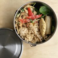 Round Extra Large Stainless Steel Leakproof Container