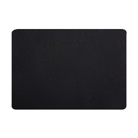 Black Leather Look 43 x 30cm Placemat - CLEARANCE