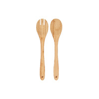 Evergreen 33cm Bamboo Salad Servers