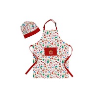 Kasey Rainbow Sparkly Season Children's Apron & Chef Hat Set