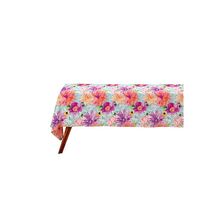 Teas & C's Dahlia Daze Sky Blue 270 x 150cm Cotton Rectangular Tablecloth