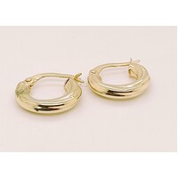 9 Carat Yellow Gold Small 3mm Hoop Earrings