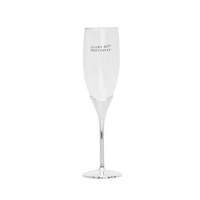 Silver Plated with Glass 40th Birthday Champagne Flute